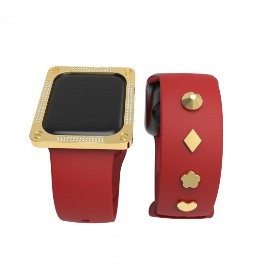 Apple watch GIFT set watch band decoration and apple watch bezel