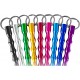 9PCS/Set Portable Keychain Set for Women and Girls Self-Protection Keychain