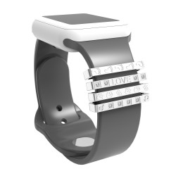 Metal Decorative Rings Loops Rubber Strap Charms Valentine's Day Gift  Compatible For Smart Watch Band Series 5/4/3/2/1 38mm 40mm 42mm 44mm Metal Decorative Rings Loops Rubber Strap Charms Valentine's Day Gift  Compatible For Smart Watch Band Series 5/4/3/2/1 38mm 40mm 42mm 44mm