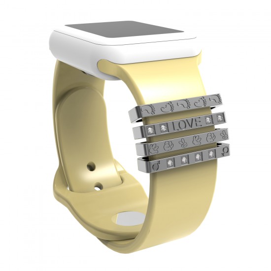 Decorative ring loops for apple watch Decorative ornaments accessories for iwatch