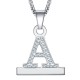 2 in 1 Alphabet Letter A-Z Necklace Pendant Connector for Apple Watch Series 6/SE/5/4/3