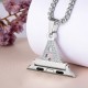 2 in 1 Alphabet Letter A-Z Necklace Pendant Connector for Apple Watch Series 6/SE/5/4/3