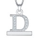 2 in 1 Alphabet Letter A-Z Necklace Pendant Connector for Apple Watch Series 6/SE/5/4/3
