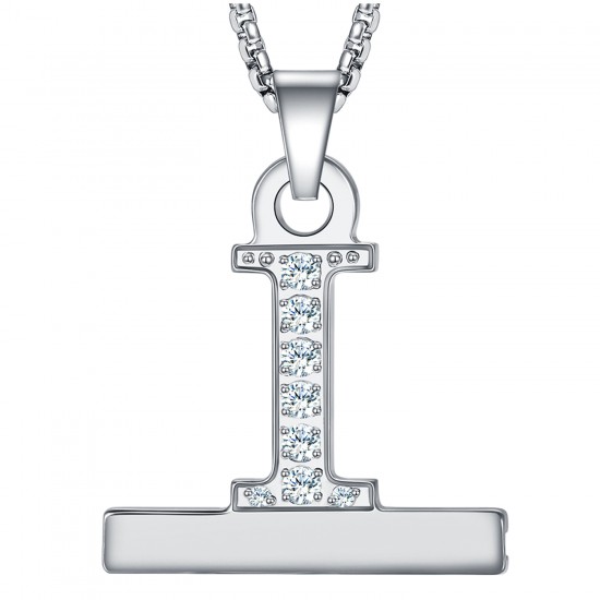 2 in 1 Alphabet Letter A-Z Necklace Pendant Connector for Apple Watch Series 6/SE/5/4/3