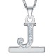 2 in 1 Alphabet Letter A-Z Necklace Pendant Connector for Apple Watch Series 6/SE/5/4/3