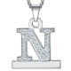 2 in 1 Alphabet Letter A-Z Necklace Pendant Connector for Apple Watch Series 6/SE/5/4/3