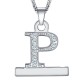 2 in 1 Alphabet Letter A-Z Necklace Pendant Connector for Apple Watch Series 6/SE/5/4/3