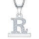 2 in 1 Alphabet Letter A-Z Necklace Pendant Connector for Apple Watch Series 6/SE/5/4/3