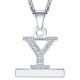 2 in 1 Alphabet Letter A-Z Necklace Pendant Connector for Apple Watch Series 6/SE/5/4/3