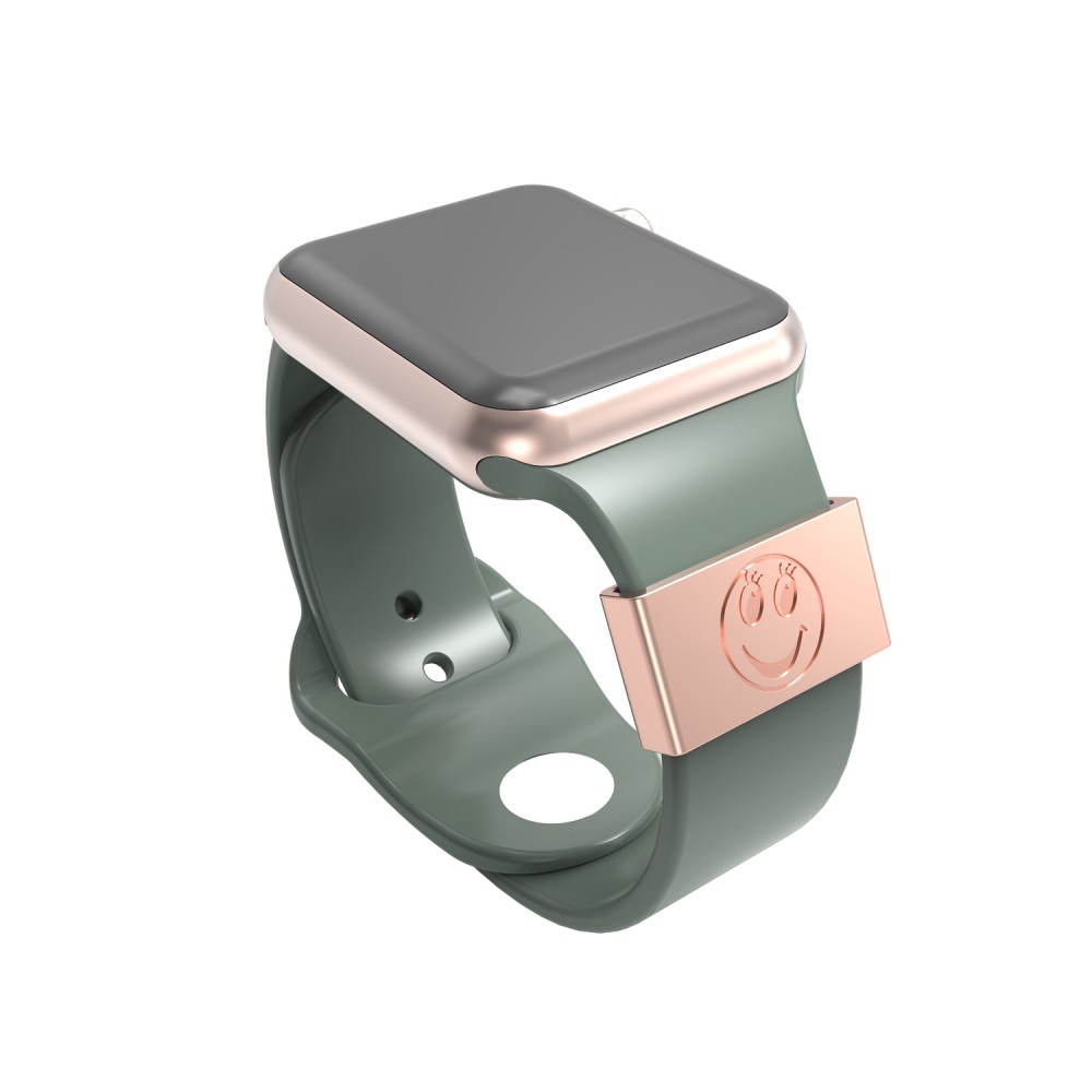 Smart Watch Band Decorative Ring Loops Luxury Silicone Strap Charms for