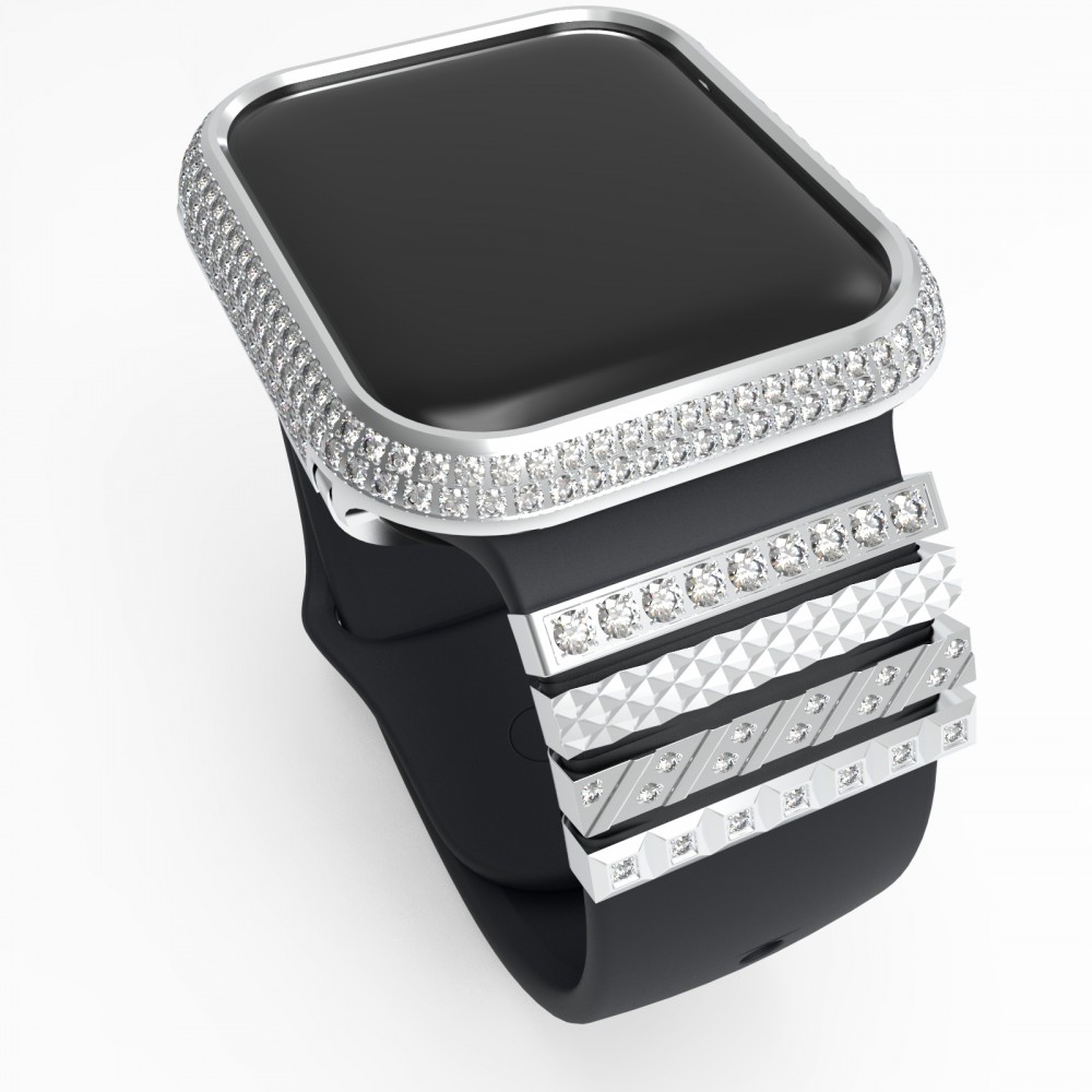Diamond apple Watch bezel case Frame Valentine's Day Gift Protective