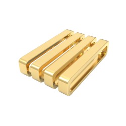 Valentine's Day Gift Decorative Rings Loops Compatible For Apple Watch Band Accessories Smooth Loops For IWatch Strap 38mm 40mm 42mm 44mm