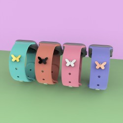 Band Decorative Stud Charms Rubber Watch Strap Stud Smart Watch Band Accessory For Apple Watch  Band 38mm 40mm 42mm 44mm  Band Decorative Stud Charms Rubber Watch Strap Stud Smart Watch Band Accessory For Apple Watch  Band 38mm 40mm 42mm 44mm